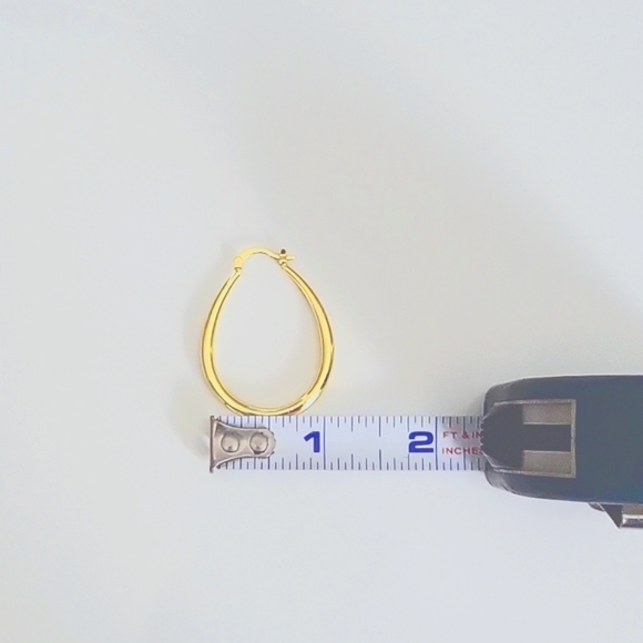 Gold Hoop Earrings - Picture 5 of 5